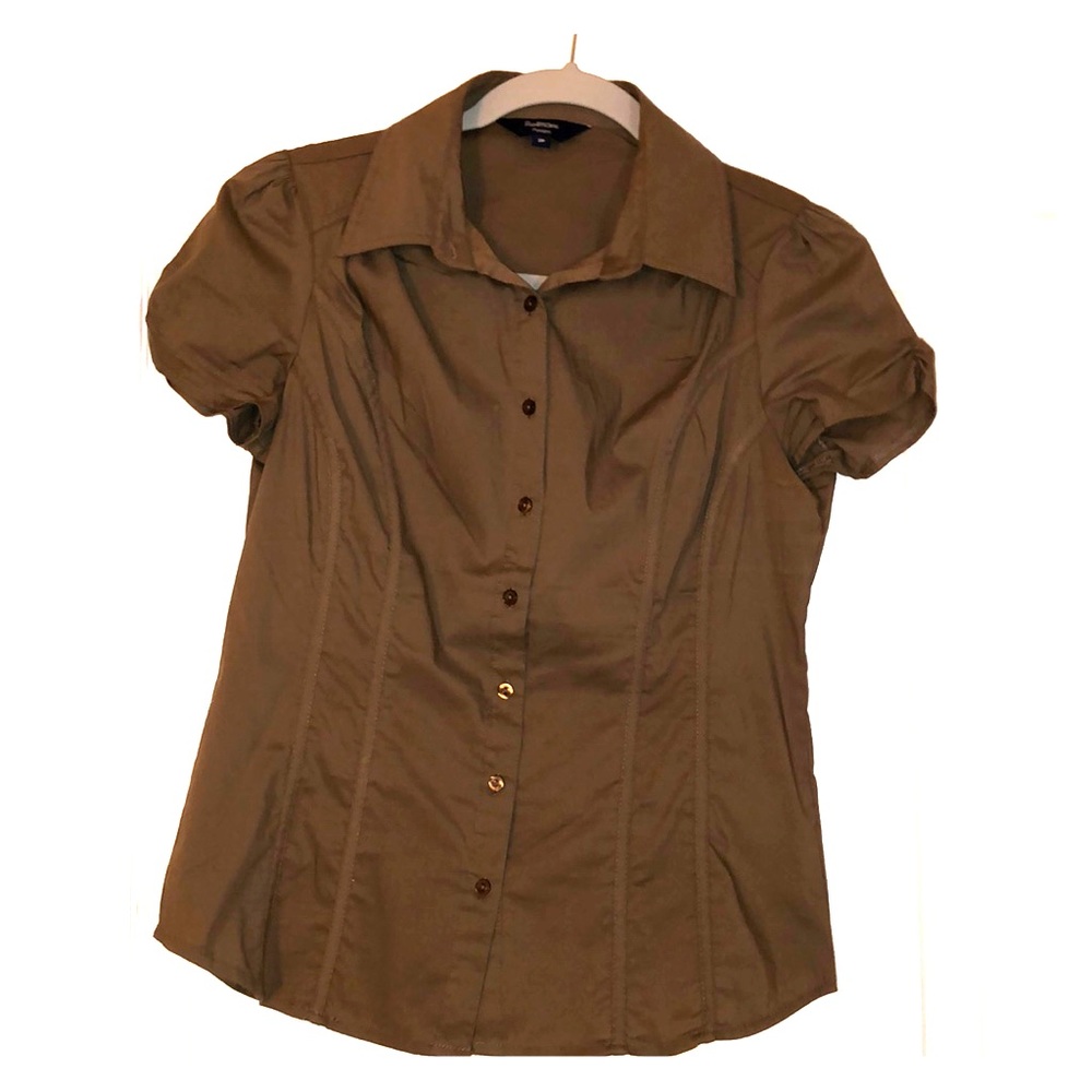 Collar Short sleeve button up